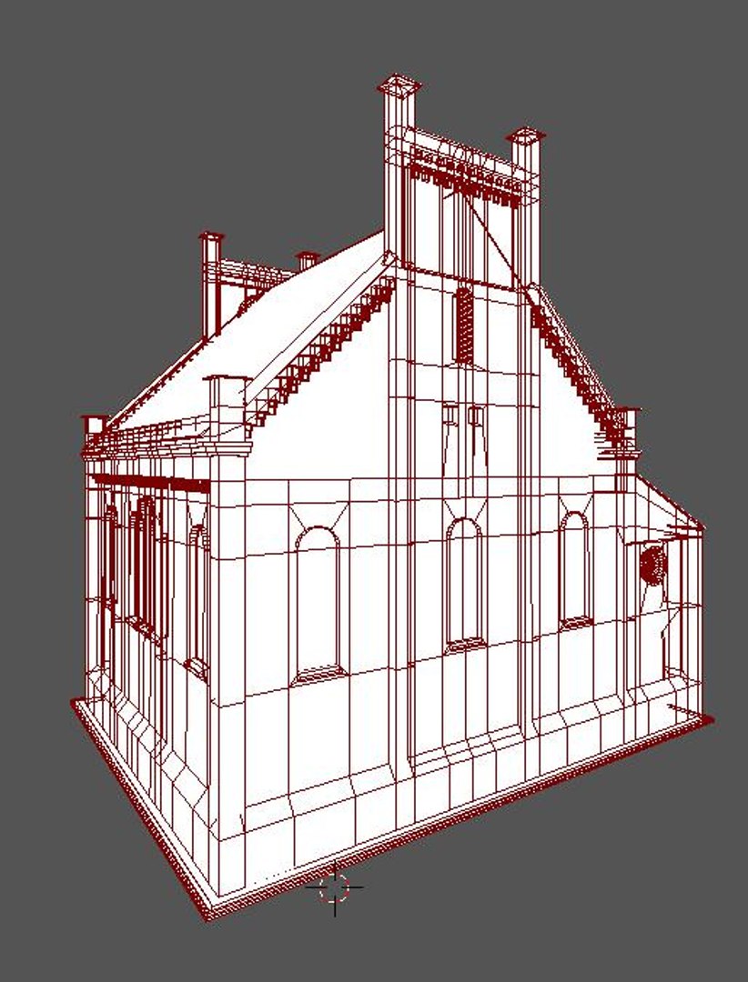 3D Model Synagogue - TurboSquid 1204129
