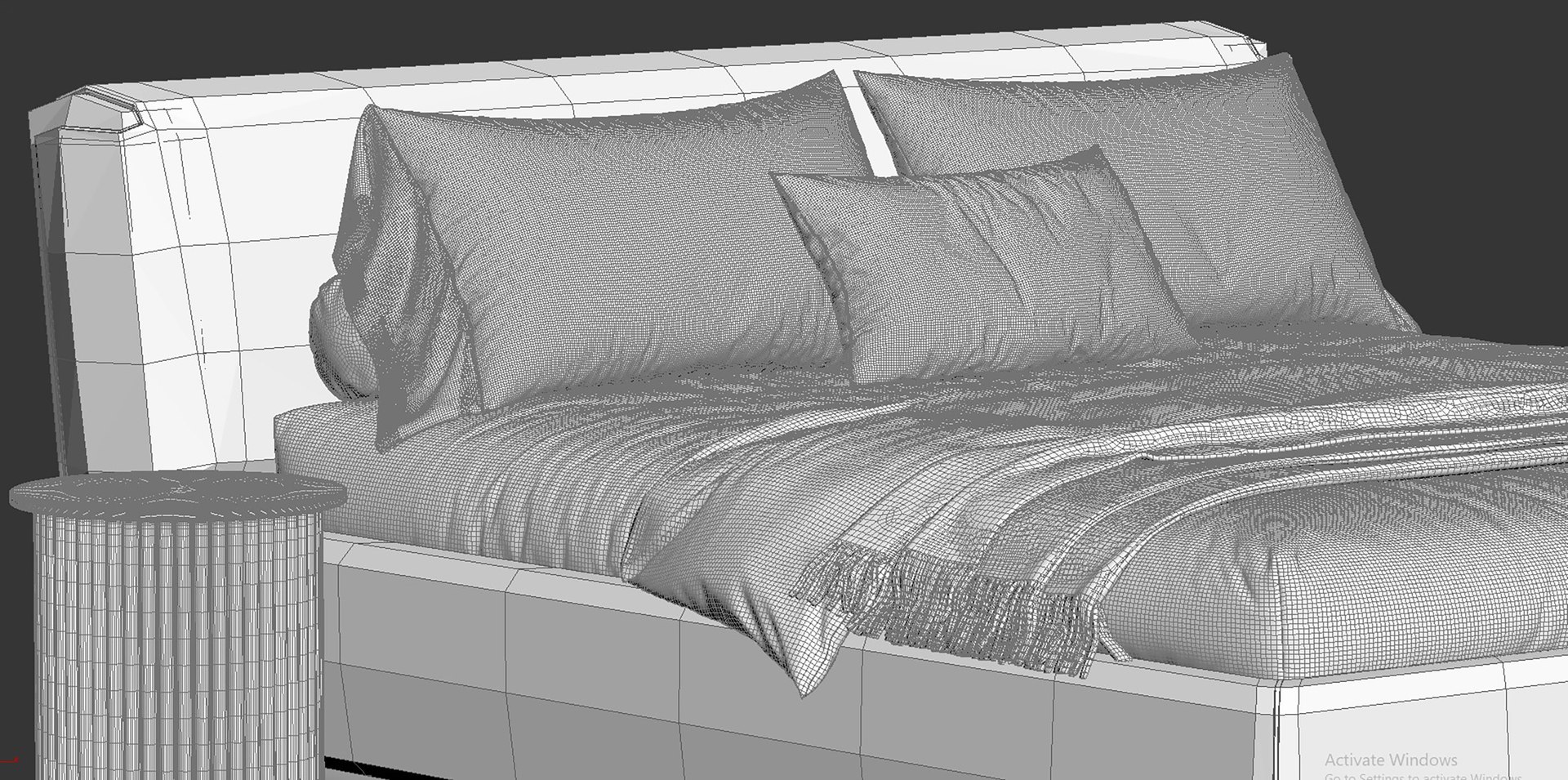 GENTLEMAN Bed With Upholstered Headboard By Flou 3D Model TurboSquid