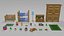 Modelli di libreria Minecraft: (Camera per bambini)