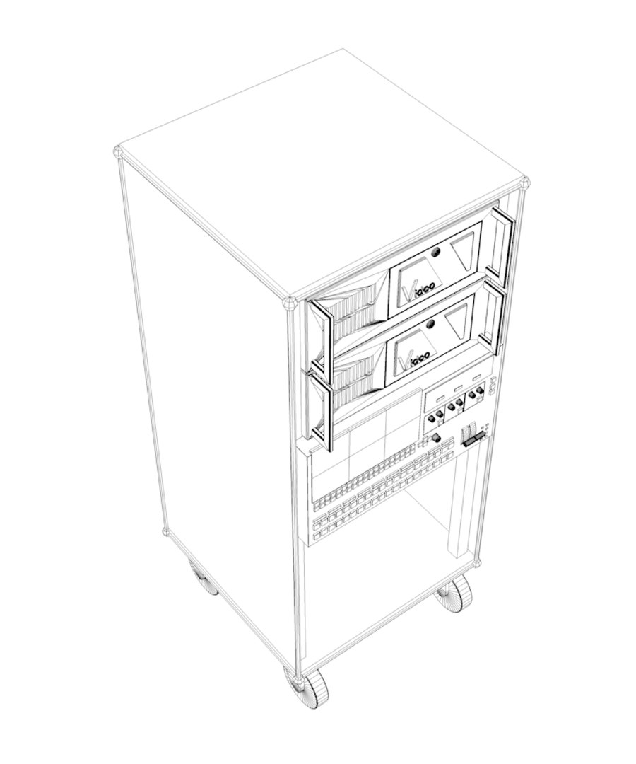3D Video Rack - TurboSquid 1400637