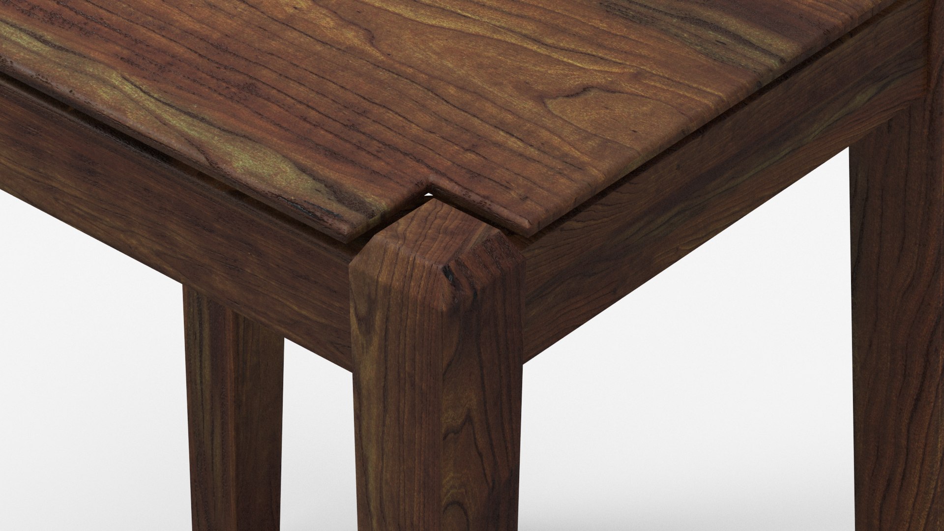 3D Wooden Solid Desk Model - TurboSquid 2323988
