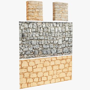 Ancient Walls Collection V2 3D model