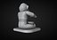 Brinquedo macaco baterista