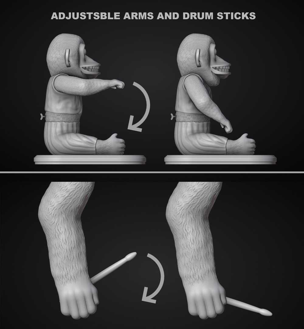 3D Monkey Drummer Toy https://p.turbosquid.com/ts-thumb/O0/tVpHyb/yd/4themonkeydrummertoy/jpg/1743160451/1920x1080/fit_q87/57e65b6bca08ca404983d649c4abb51b2faab292/4themonkeydrummertoy.jpg