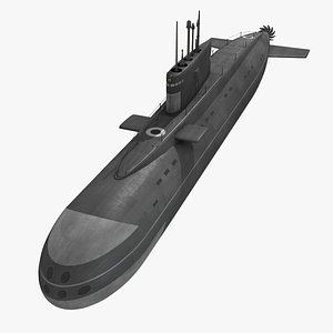 3d model kilo class submarine iran