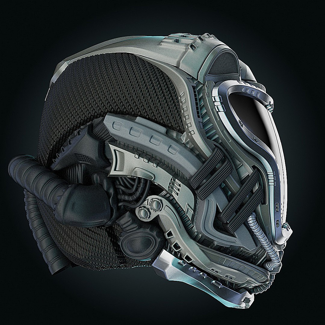 3D Sci-fi Helmet Hd - TurboSquid 1164002