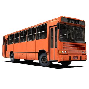 3D Bus Marcopolo Game-Ready