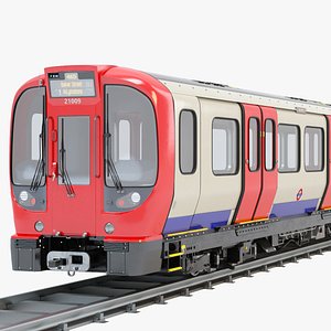 3D Metro Train S8 model