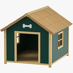 3D Dog House 07 model