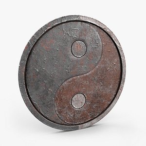 3D model Symbol Yin Yang