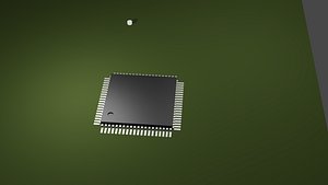 3D microchip smd model