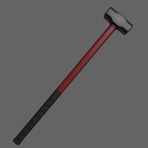 3D PBR Sledge Hammer V2b