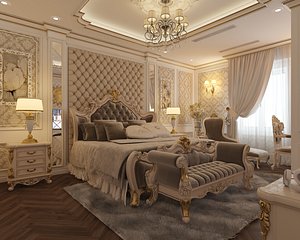 apartment luxury interior 3D model