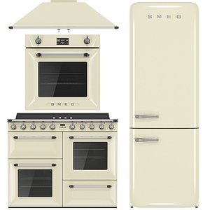 SMEG kitchen appliance collection 3D model