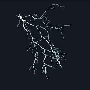 Lightning Cartoon Style