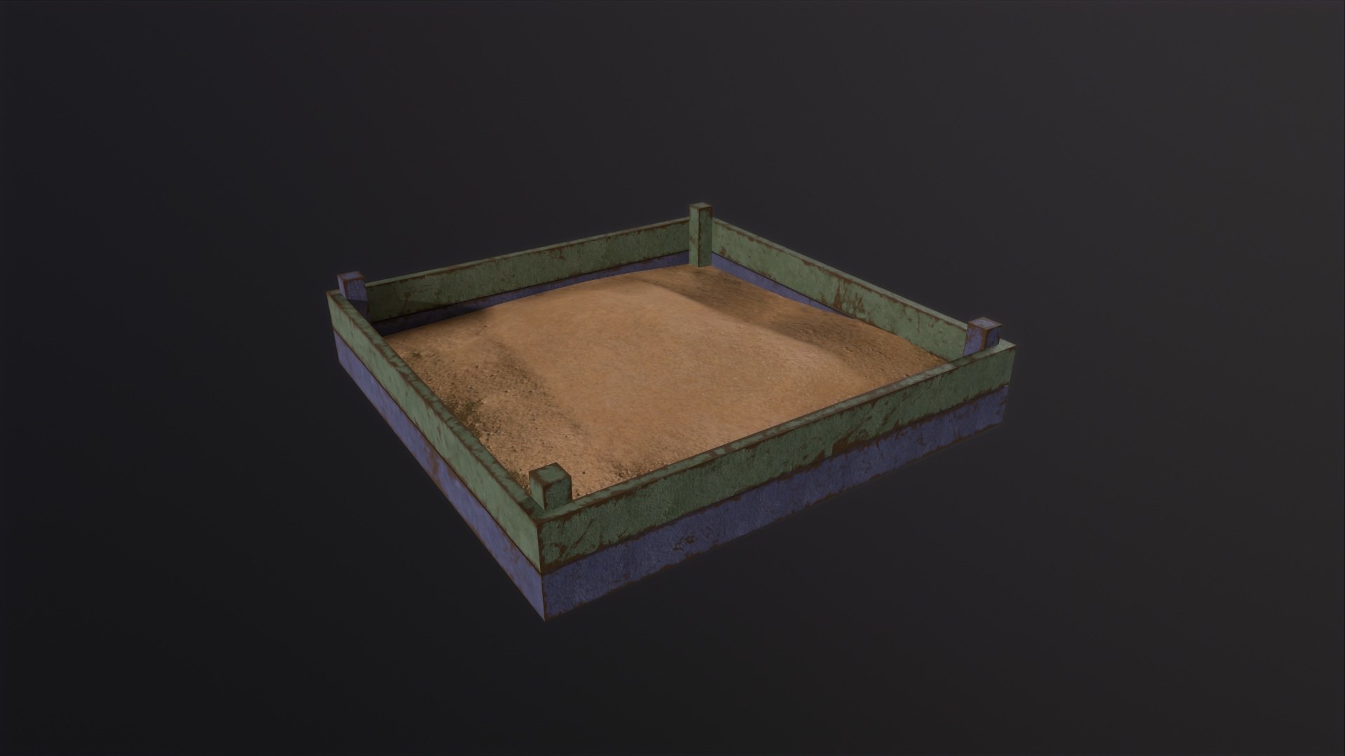 3D Soviet Oldschool Sandbox - TurboSquid 2128583