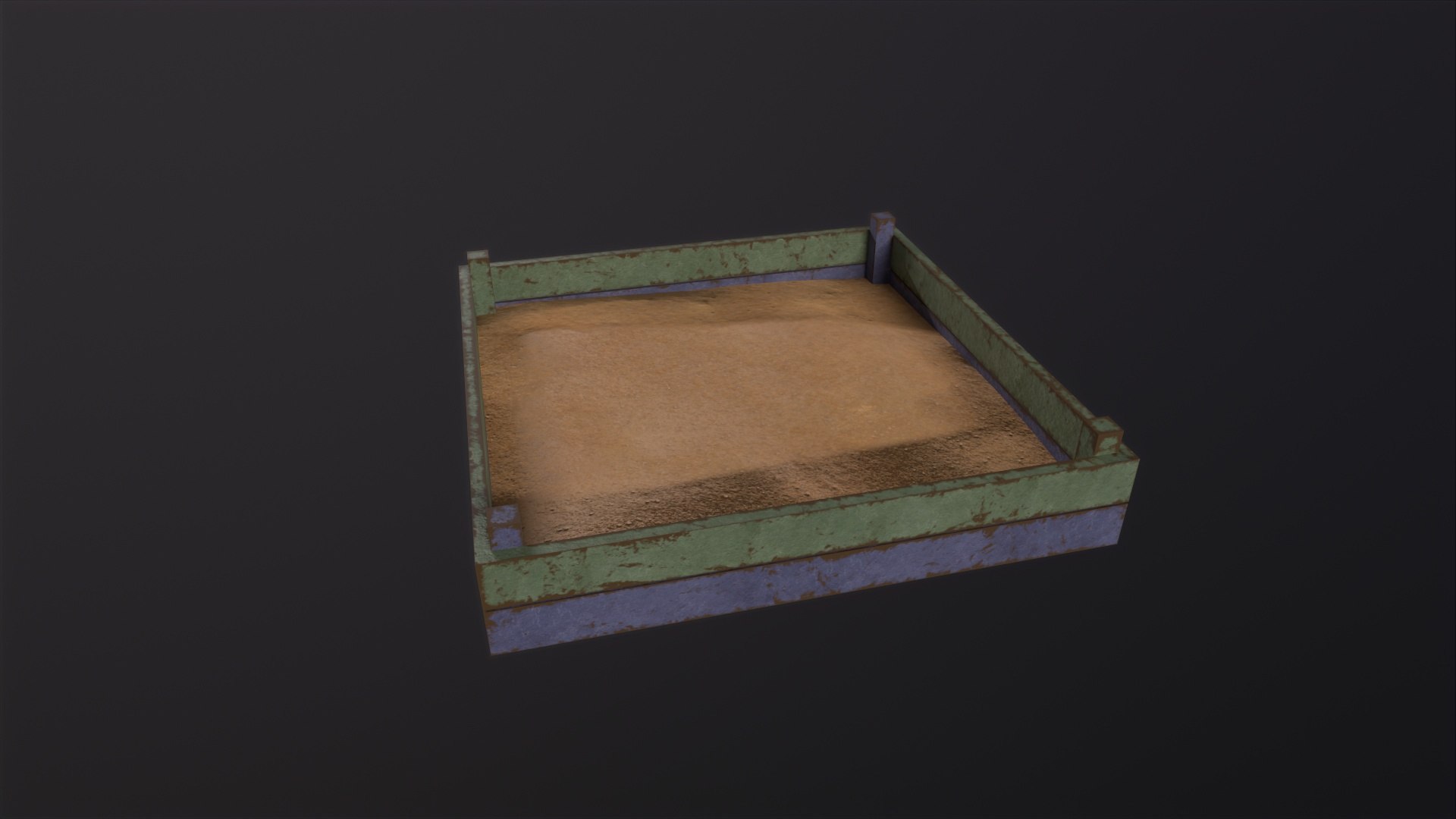 3D Soviet Oldschool Sandbox - TurboSquid 2128583