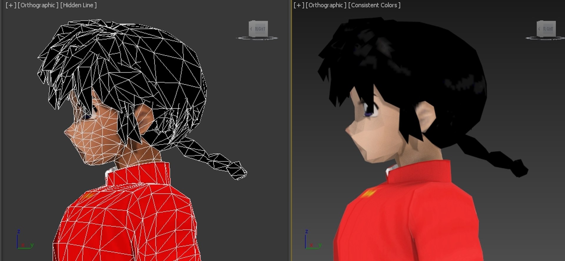 3D Model Ranma Low-poly Vr Ar - TurboSquid 1288171