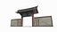 Ancient Asian Courtyard Gate