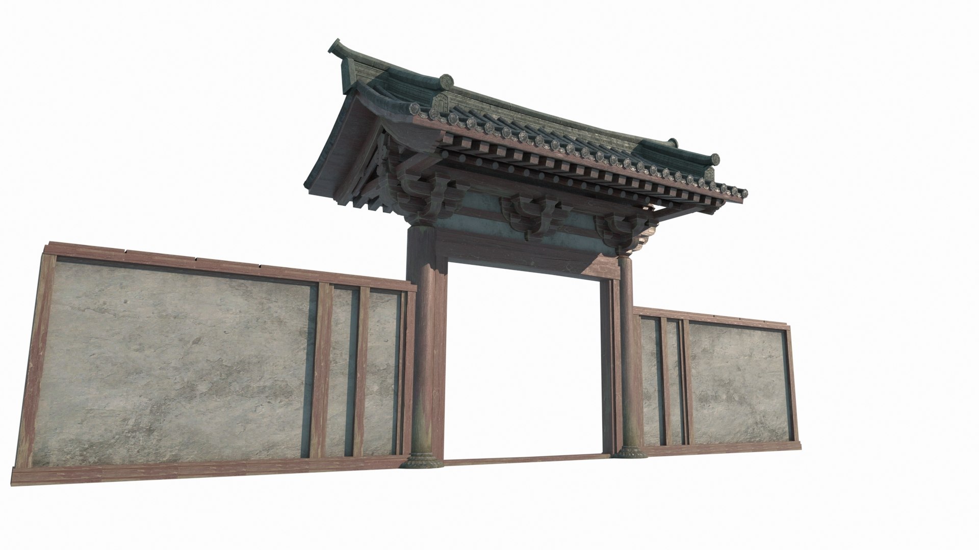 Ancient Asian Courtyard Gate model https://p.turbosquid.com/ts-thumb/O1/a5JjvZ/z3/ca1/jpg/1725097322/1920x1080/fit_q87/09c34bca44c52306ee385b802655a17c77aa02d0/ca1.jpg