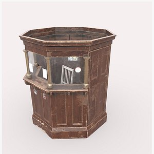 Ticket Booth 3D model