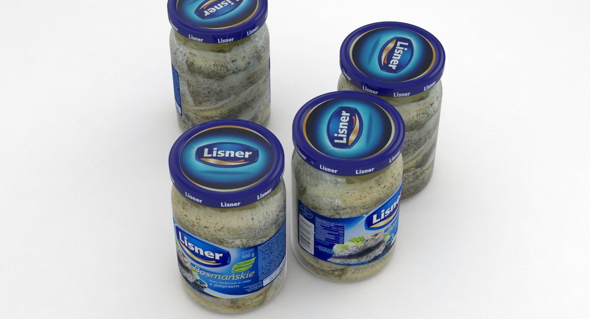 3D lisner herrings jar - TurboSquid 1230387