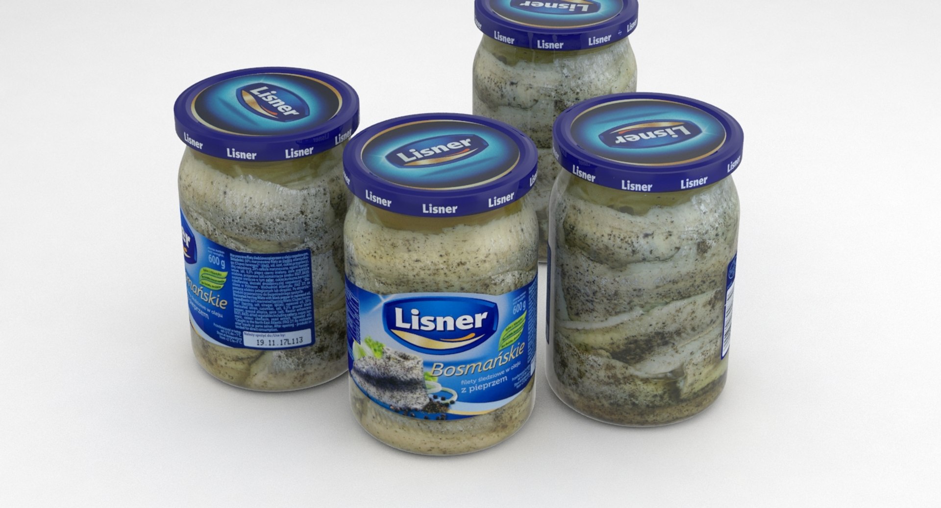 3D lisner herrings jar - TurboSquid 1230387