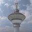 3D tianjin radio television tower model