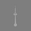 3D tianjin radio television tower model