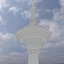3D tianjin radio television tower model
