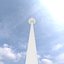 3D tianjin radio television tower model
