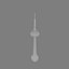 3D tianjin radio television tower model