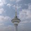 3D tianjin radio television tower model