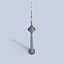 3D tianjin radio television tower model