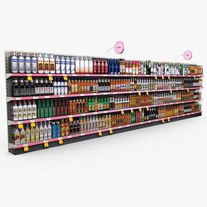Retail - Store Shelves - Liquor 02