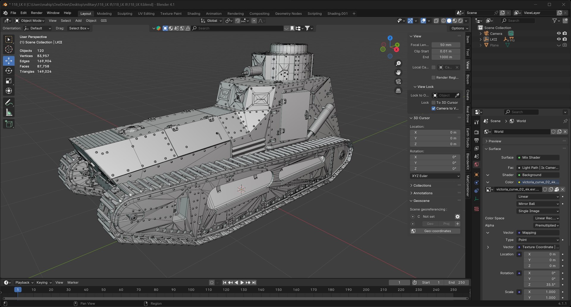 3D LK II Light Tank - TurboSquid 2353140