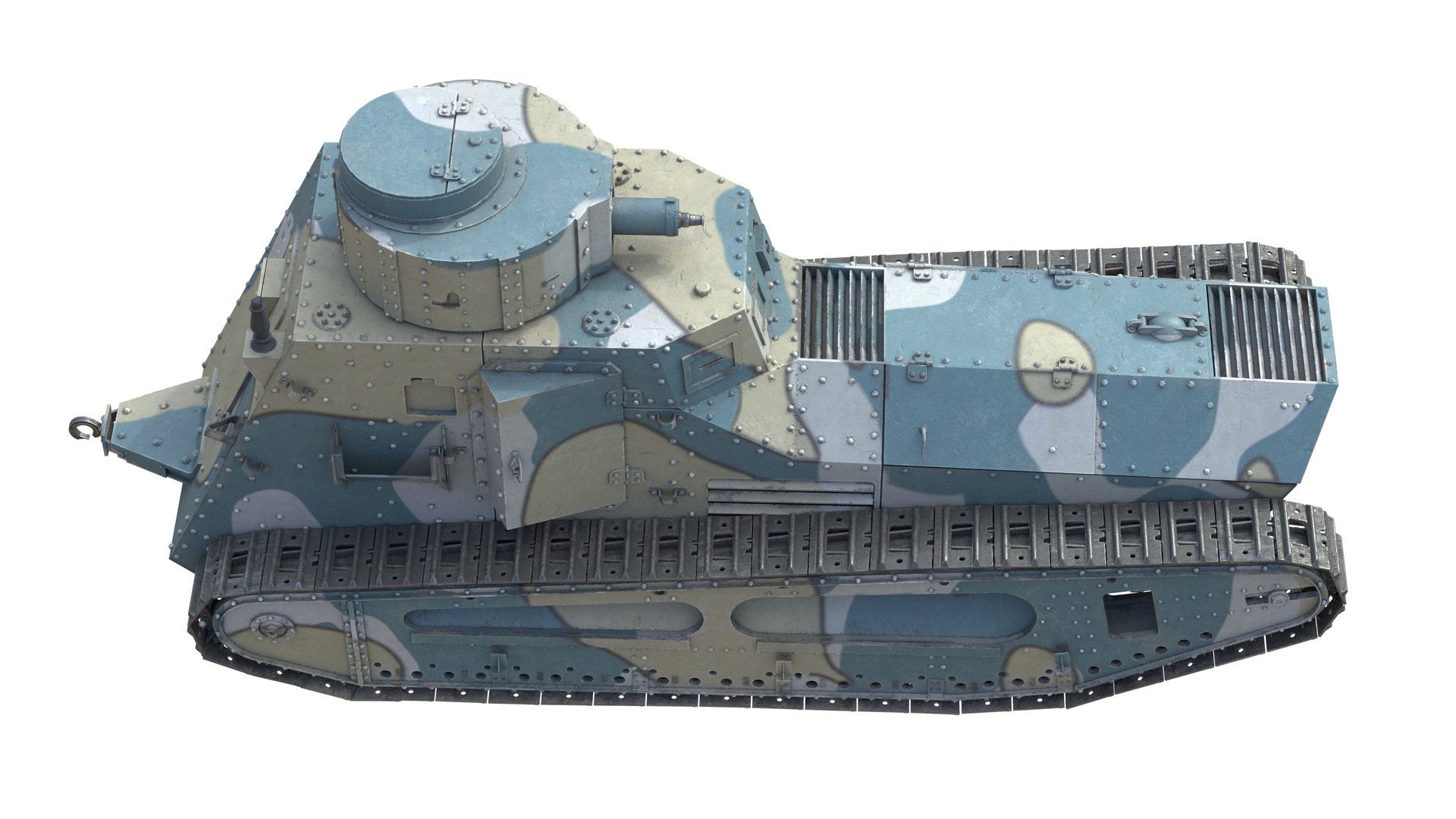 3D LK II Light Tank - TurboSquid 2353140