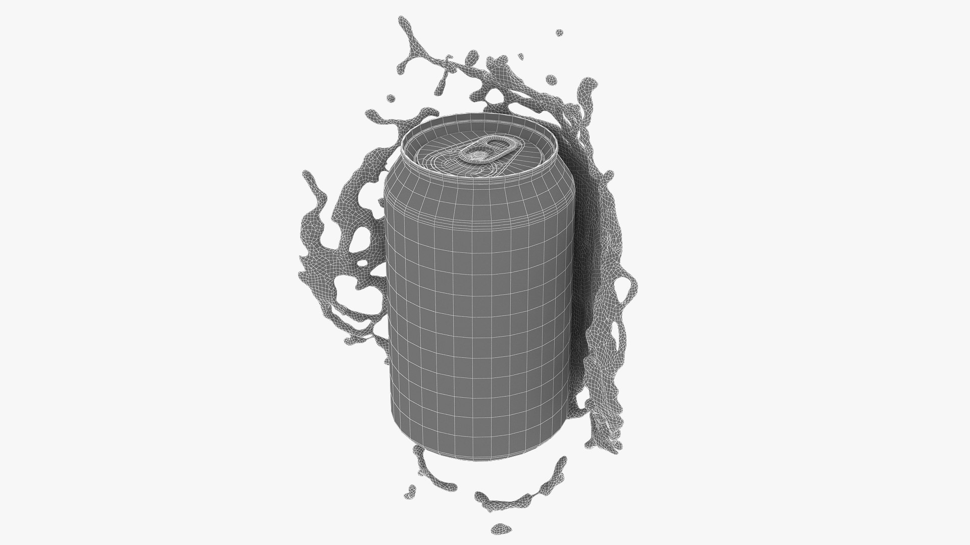 3D Splash 1 Standard Can 330ml Model - TurboSquid 1717454