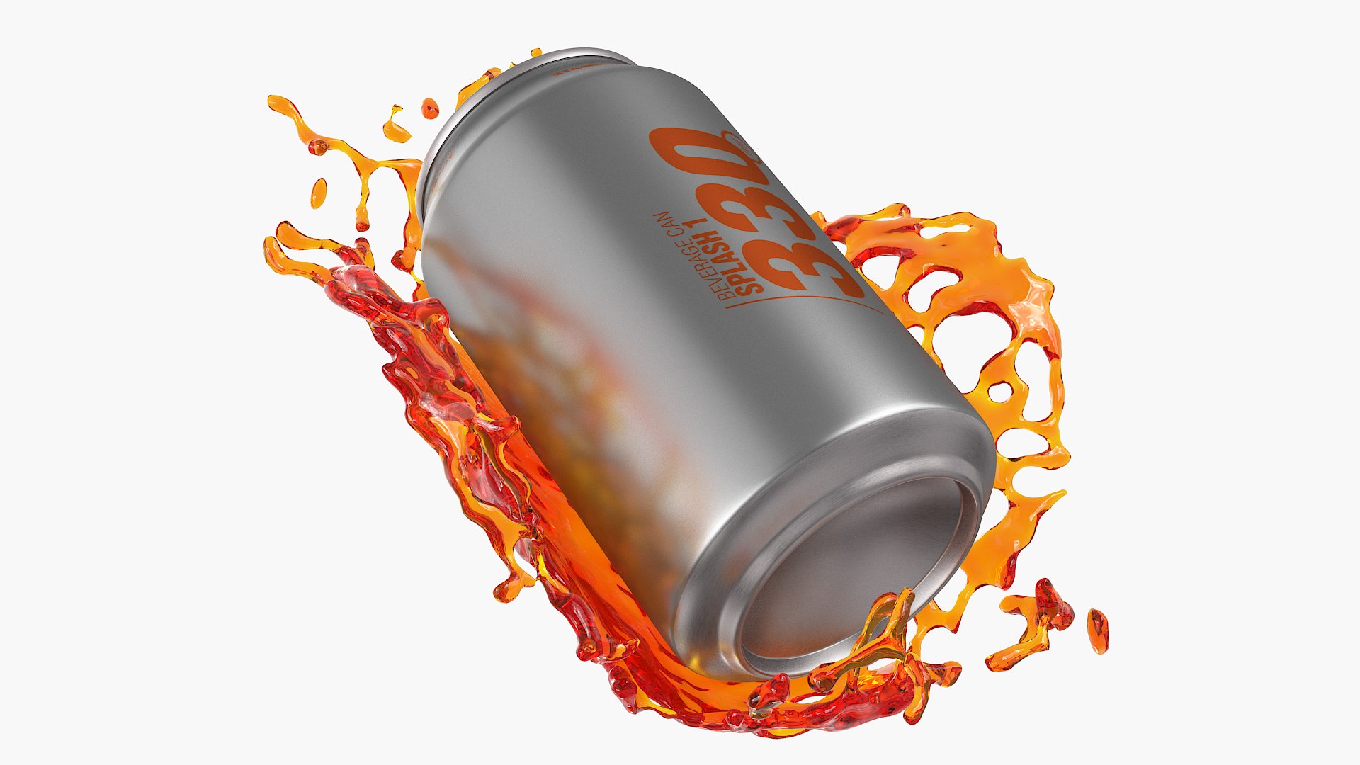 3D Splash 1 Standard Can 330ml Model - TurboSquid 1717454