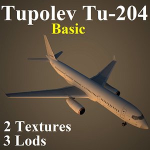 3d model tupolev basic