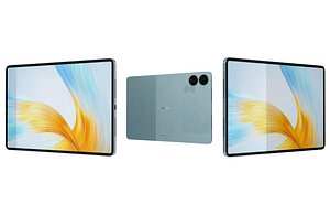 3D Honor MagicPad 13 Blue Low Poly