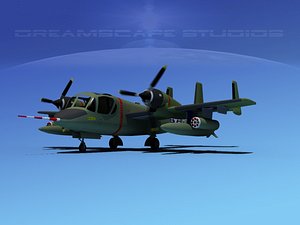 ov-1d mohawk grumman 3d 3ds