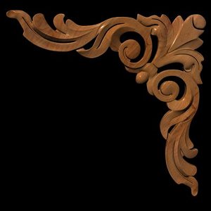 Onlay acanthus corner 3