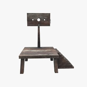 Medieval Pillory 3D