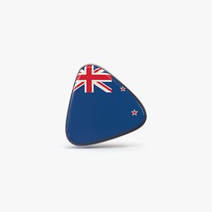 New Zealand Flag Icon 3D model
