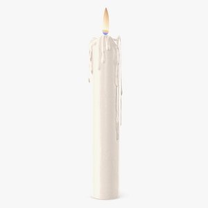 Melted Candle White
