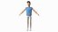 Ken Doll Dressed Rigged Fur