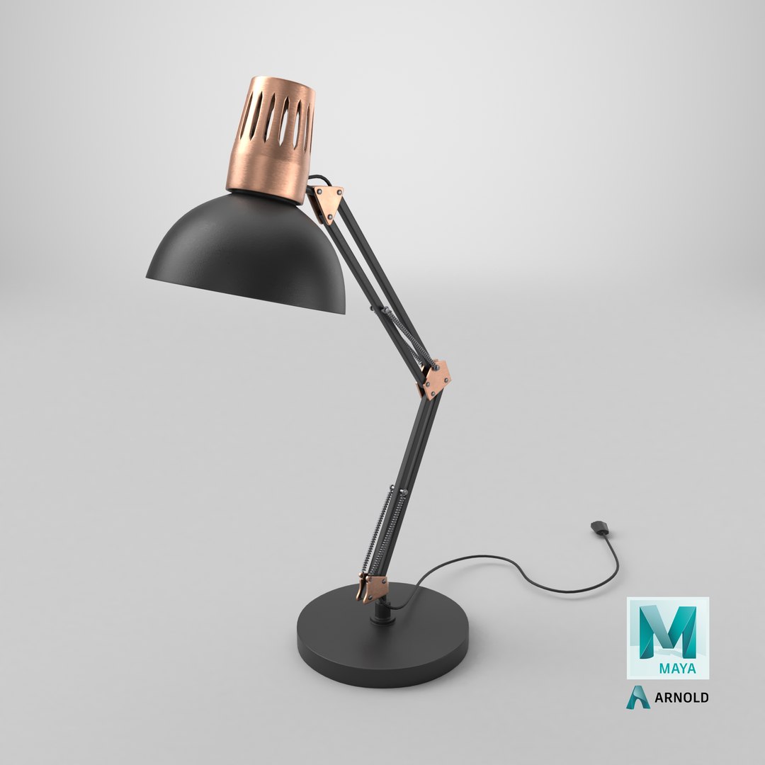 Adjustable Desk Lamp 3D model https://p.turbosquid.com/ts-thumb/O2/EkhMlA/e8/stemcell_maya_arnold_render/png/1784297733/1920x1080/fit_q87/e9ac57605206dd39e1eb2548e85fd6e38583b5b0/stemcell_maya_arnold_render.jpg