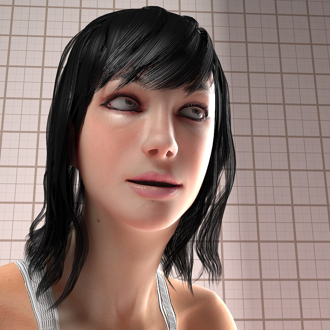 3d Female Character