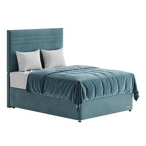 3D model iGel Advance 2050i Divan Bed Set On Glides